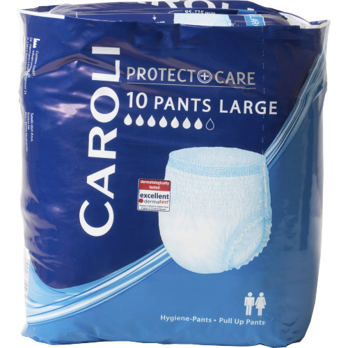 Caroli Protect + Care Hygiene Pants Hygienehose Large 10 St�ck