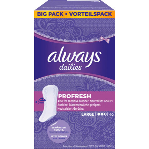 Always Ultra Always Slipeinlage Profresh Large 40 Stck