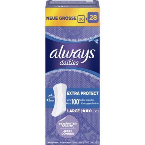 Always Ultra Always Slipeinlage Extra Protect Large 28 Stck