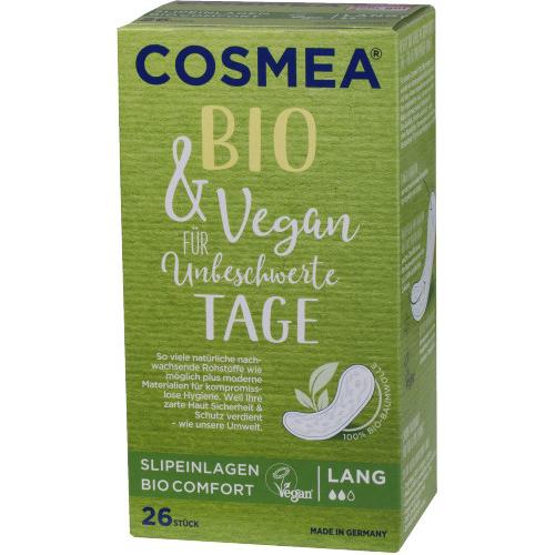 Cosmea Bio & Vegan Slipeinlagen Lang 26er