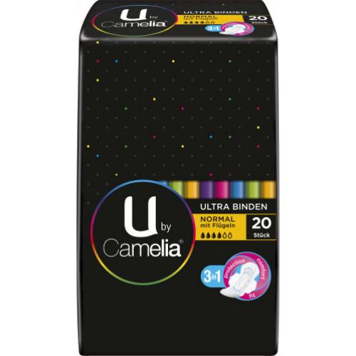 Camelia Damenbinden Ultra Normal mit Flgeln 20 Stck