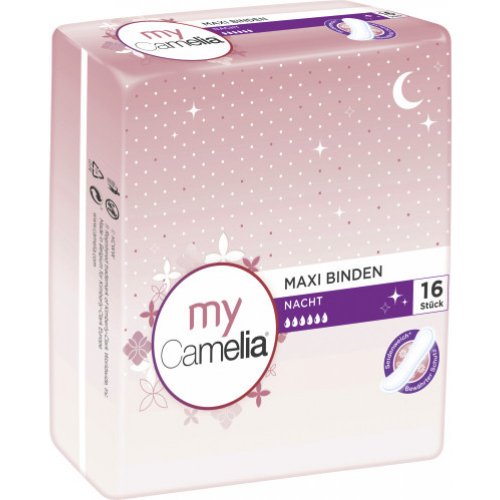Camelia Maxi Binden Nacht Damenbinden 16 St�ck