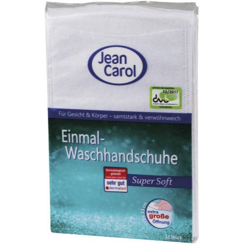 Jean Carol Einmalhandschuhe Waschhandschuh 12 St�ck