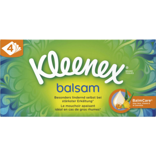 Kleenex Balsamtcher Taschentcher Box Balsam 60 Blatt