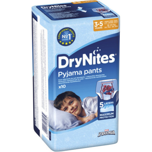 Huggies DryNites Pyjamahschen Jungen Pyjama Pants 3-5 Jahre 10 Stck