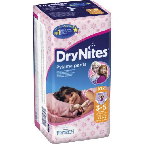Huggies DryNites Pyjamahschen Pyjama Pants Mdchen 3-5 Jahre 10 Stck