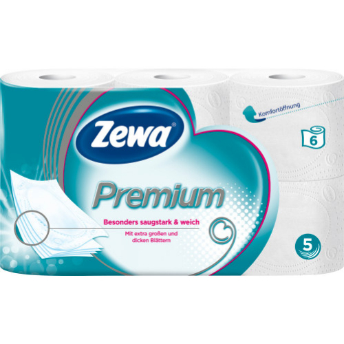 zewa premium 5lg. 6er