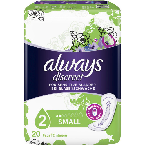 Always Ultra Always Discreet Inkontinenz Small 20er