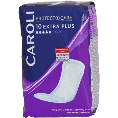 Caroli Protect + Care Hygieneeinlagen Einlagen Extra Plus 10 Stck