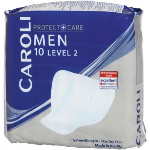 Caroli Protect + Care Level 2 Men Hygiene Einlagen 10 Stck