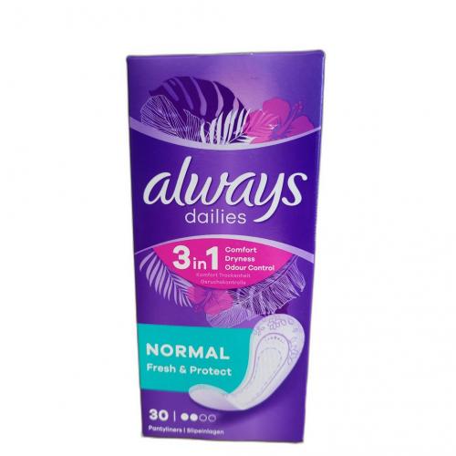Always Ultra Always Slipeinlage Damenbinden Fresh Protect Normal 30 Stck