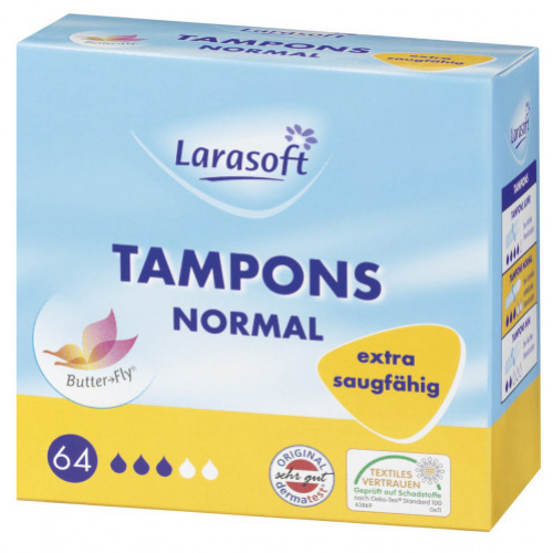 Larasoft Tampons Normal Extra Saugfhig 64 Stck