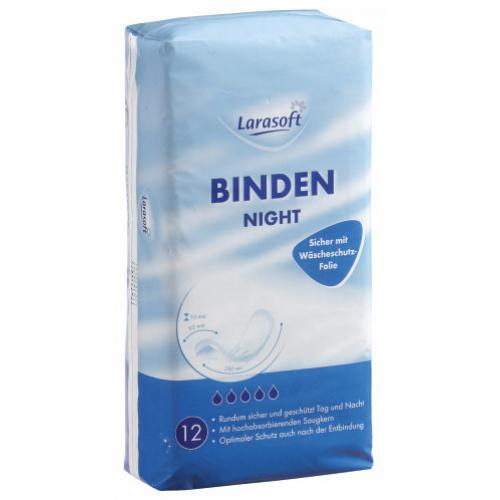 Larasoft Damenbinden Nacht  Night 12 Stck