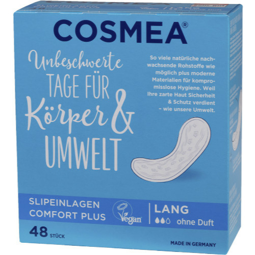 Cosmea Slipeinlagen Comfort Plus Formel Lang Damenbinden 48 Stck