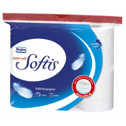 Regina Softis Toilettenpapier 4-lagig 9 Rollen