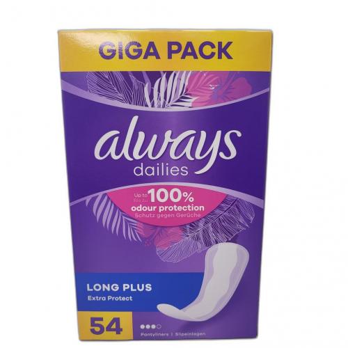 Always Ultra Always Slipeinlage Extra Protect Long Plus Ohne Duft 54 Stck