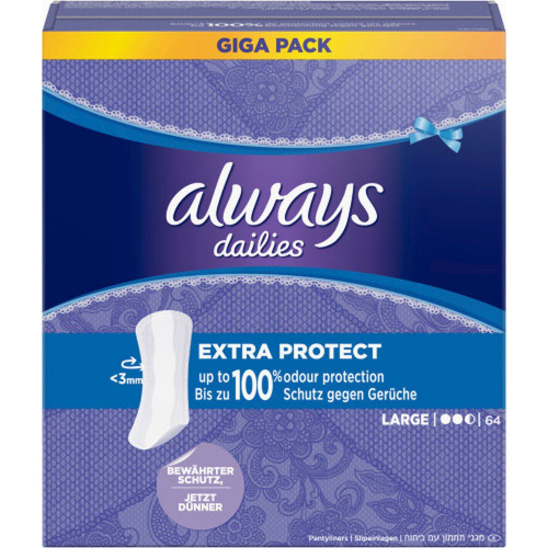 Always Ultra Always Slipeinlagen Extra Large Damenbinden 64 Stck