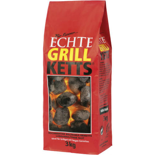 Holzkohlewerk L�neburg Grill Ketts Holzkohle Grillkohle 3,0 kg Beutel 
