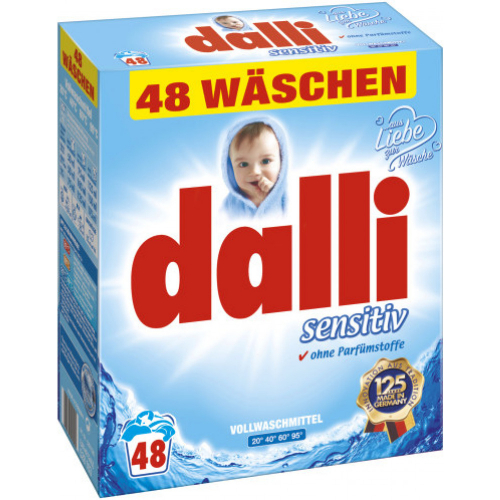 Dalli dalli sensitiv 48 Waschladungen