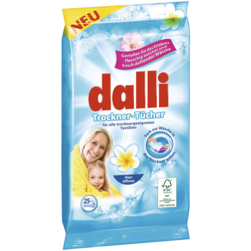 Dalli Trocknert�cher 25 St�ck
