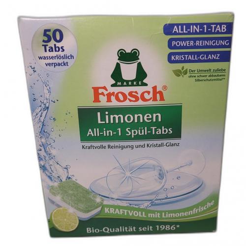 Frosch Limonen Geschirrsp�ltabs 50er Kraftvolle Reinigung All-in-One 