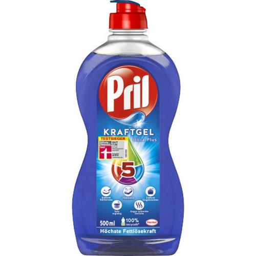 Pril Kraftgel 500ml Flasche Hchste Fettlsekraft Splmittel Spli