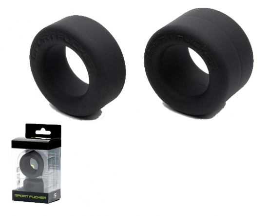 SPORT FUCKER Soft Silicone Nutt Job Set black - Farbe: Schwarz