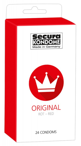 Secura Original Red - Farbe: rot - Menge: 24St�ck
