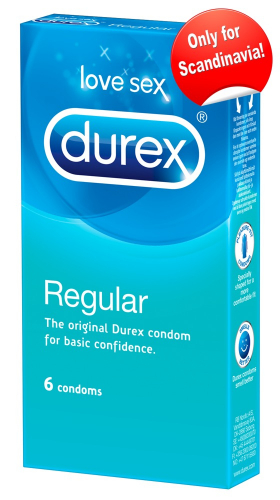 Durex Regular - Farbe: transparent - Menge: 6Stck