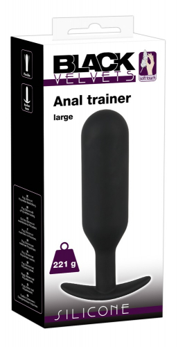 Black Velvets Anal Trainer Gesamtlnge 17,5 cm,  4,5 cm - Farbe: schwarz
