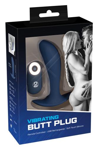 You2Toys Vibrating Butt Plug Gesamtlnge 12 cm, Einfhrtiefe 10,5 cm - Farbe: blau