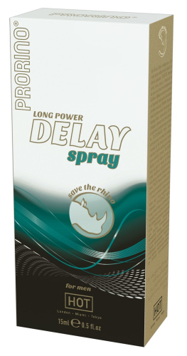 PRORINO Long Power Delay Spray - Farbe: transparent - Aroma: Mint - Menge: 15ml