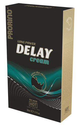 PRORINO Long Power Delay Cream - Farbe: wei - Aroma: Mint - Menge: 50ml