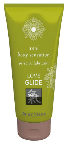 HOT Shiatsu Love Glide Anal Gleitmittel Transparent Wasserbasis 100ml