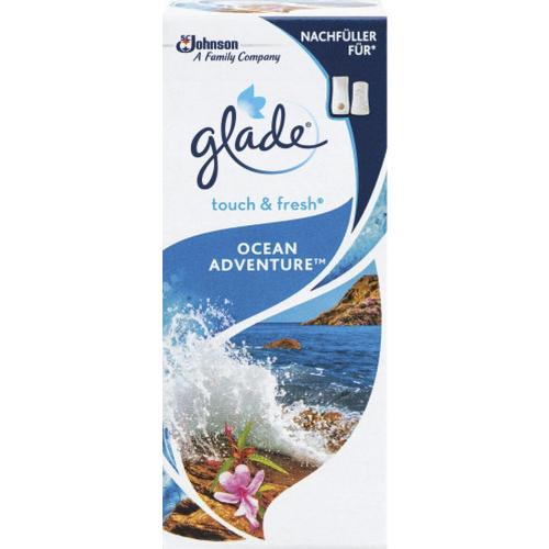 Glade Touch + Fresh Ocean Adventure Lufterfrischer Nachfller 10 ml