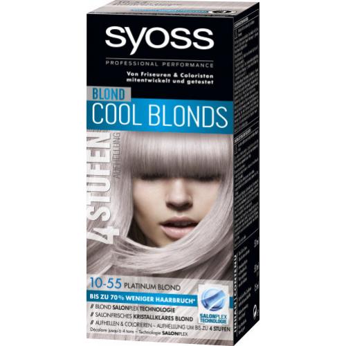 Syoss SYOSS Cool Blonds Stufe 3 10 - 55 Platinum Blond 115ml