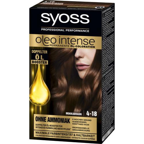 Syoss Oleo Intense l-Coloration 4-18 Mokkabraun ohne Ammoniak 115 ml