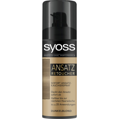 Syoss Ansatz Retoucher Kaschierspray f�r Dunkelblonde Haare 120 ml