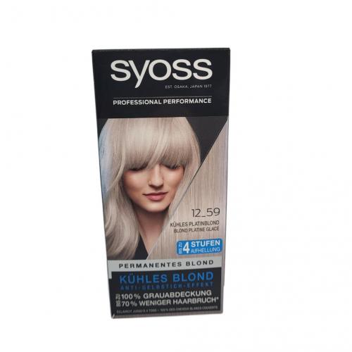 Syoss Blond Haarfarbe Coloration Khles Platinblond 12-59 115ml