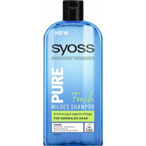 Syoss Pure Fresh Shampoo 500 ml