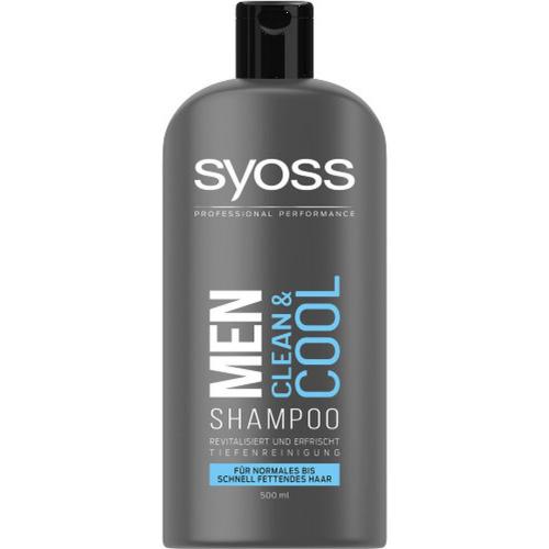 Syoss Shampoo Men Clean + Cool Haarshampoo 500ml