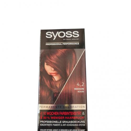 Syoss Color Haarfarbe 4-2 Mahagoni 115ml