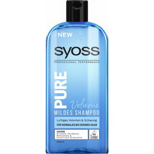 Syoss Pure Volume Shampoo 500 ml