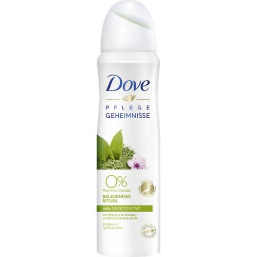 Dove 0% Deo-Spray Matcha Gr�ntee- und Kirschbl�tenduft 150 ml