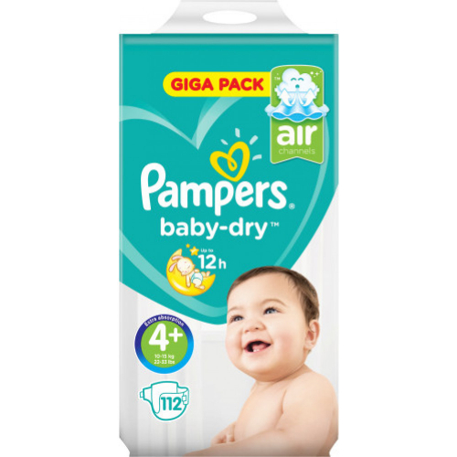 Pampers Baby-Dry Gr.4 + 120 Stck