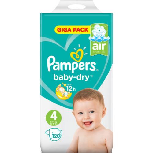 Pampers Baby Dry Gigapack Gr.4 120 Stck
