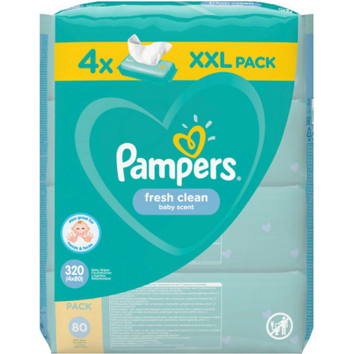 Pampers Fresh-Clean Feuchttuch 4x80 Stck