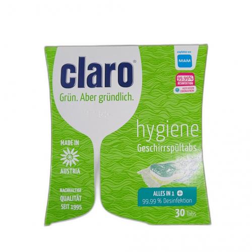 Claro ko Hygiene Tabs Geschirrsplertabs Hygiene Power Cleaner 30 Stck