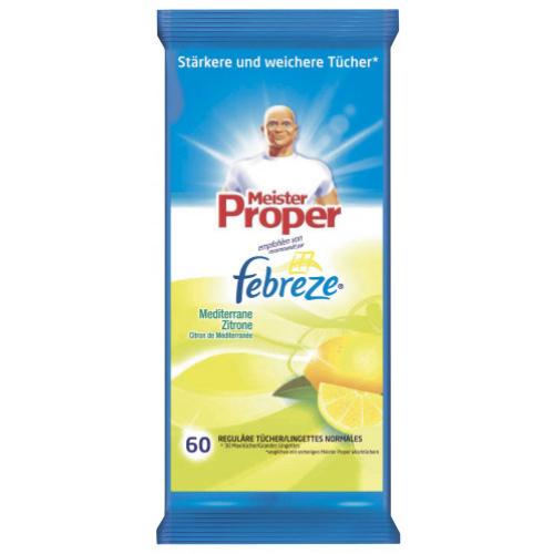 Meister Proper Reinigungstcher Allzwecktcher Mediterrane Zitrone 60 Stck
