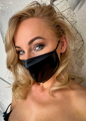 Noir Gesichtsmaske - Farbe: schwarz - Gre: S-L